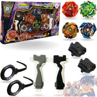 Kit De 4 Beyblade Metal Blay Blade 5d Tornado Power