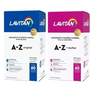 Kit Lavitan A-z Casal / Homem E Mulher 60 Comp Cada Caixa - CIMED