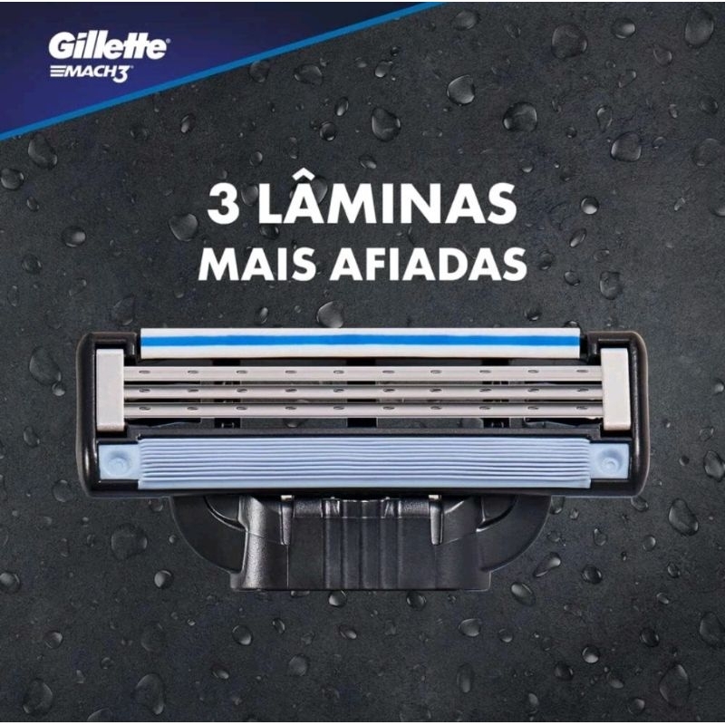 Carga Gillette Mach3 Regular C/ 2 unidades