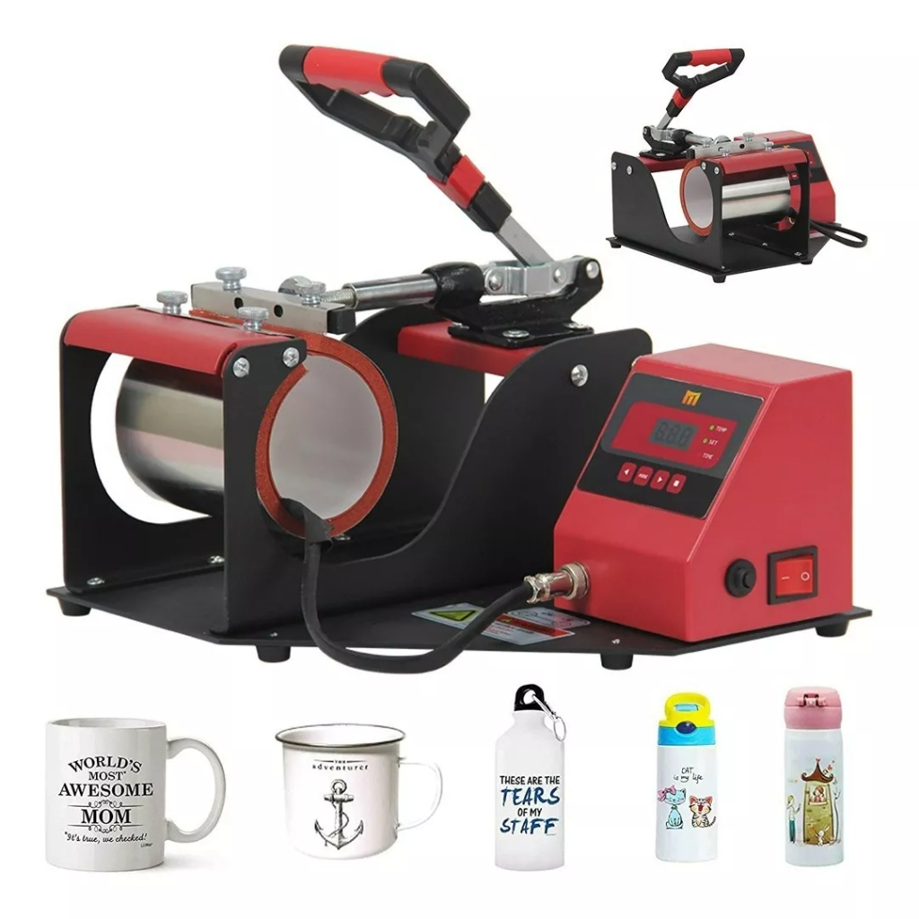Prensa Termica Canecas Squeezes Copos Sublimadora Mecolour-110V/220V