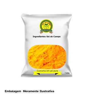 cúrcuma/açafrão em pó pura-Ingredientes sol do campo