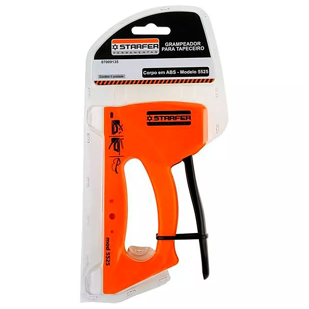 Grampeador Tapeceiro Profissional Starfer Resistente