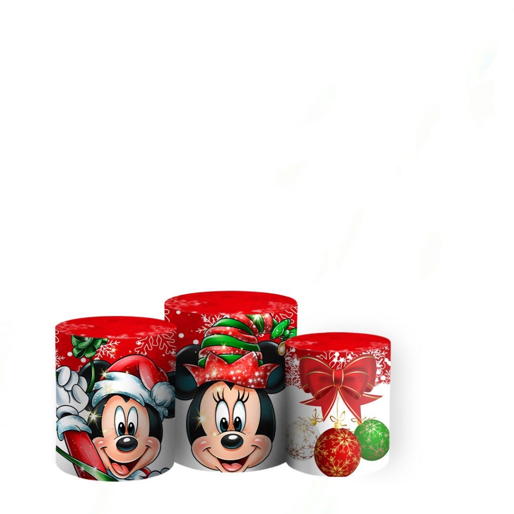 Tecido Sublimados Para Cilindros Festa NATAL MICKEY