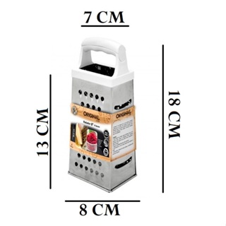 Ralador 4 Faces 18x8cm Em Aço inox Prático Fácil Original Line Para Ralar Queijos Verduras Alimentos Para Cozinha em Oferta na Shopee