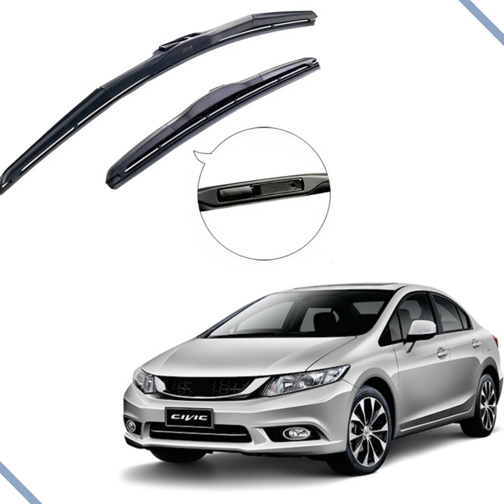 Palheta Limpador De Parabrisa chuva limpeza silenciosa honda Civic 2012 2013 2014 2015 2016