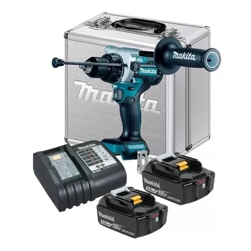 Furadeira Parafusadeira 2 Baterias 5ah Makita Dhp486z Maleta - Home & Living