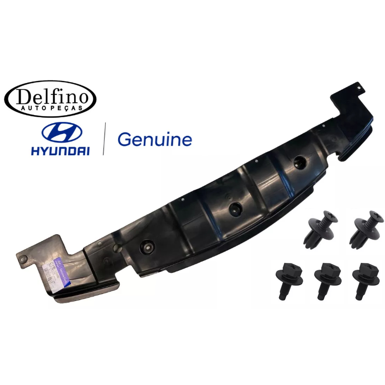 Acabamento  Protetor Inferior Parachoque + Kit Fixação HB20 HB20S 1.0 1.6 2012/2019 ORIGINAL em Oferta na Shopee