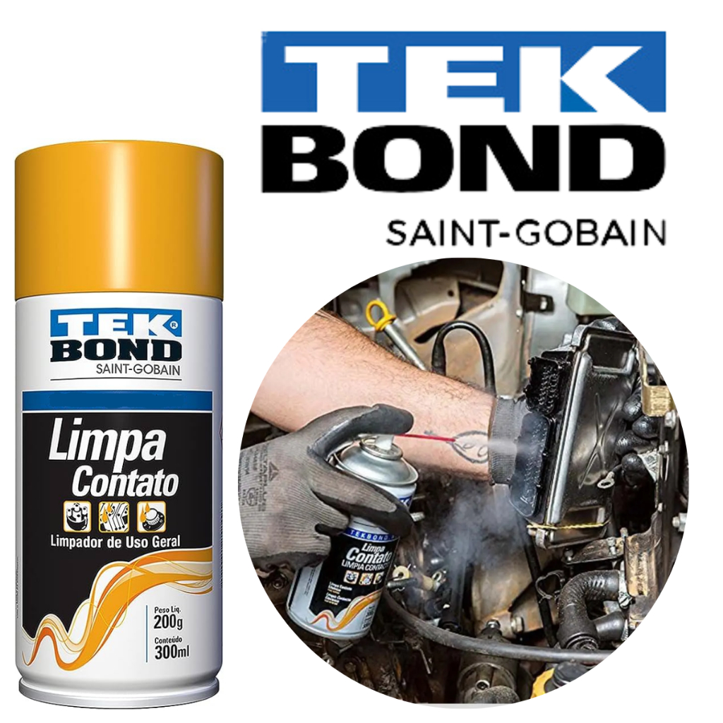 Limpa Contato Para Placas Elétricos Restaurador de Circuitos 300ml Tekbond