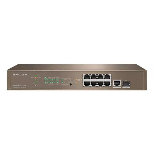 Switch Poe Gerenciável 8pt Ip-com G5310p 1spf G5310p-8-150w