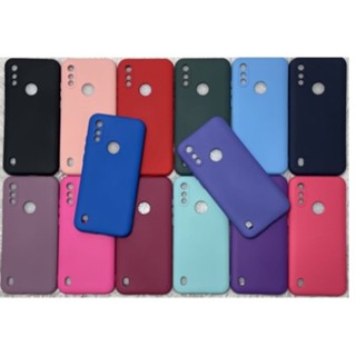 Capa Capinha E6S/E6I Motorola Silicone Aveludado