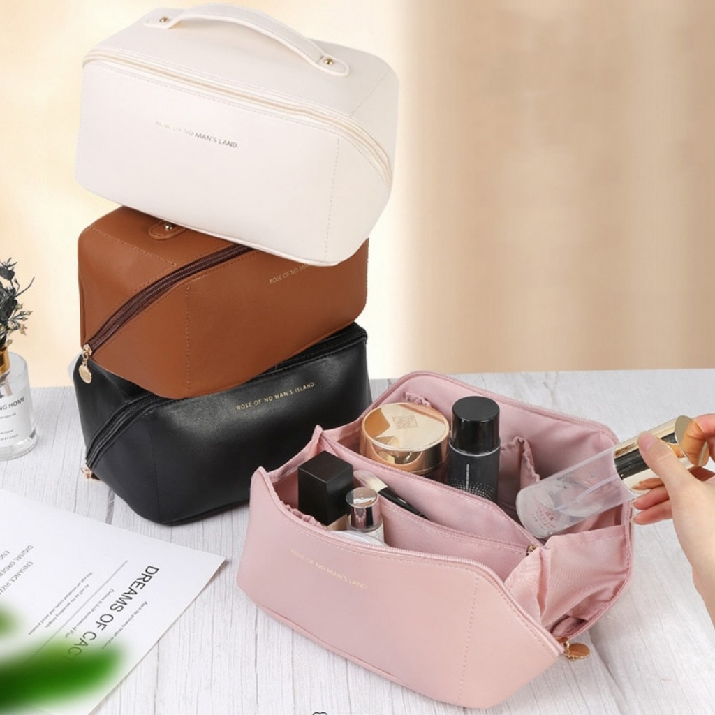 Necessaire organizadora, maquiagem, cosméticos, organização, beleza, viagem, praticidade, beleza em Oferta na Shopee