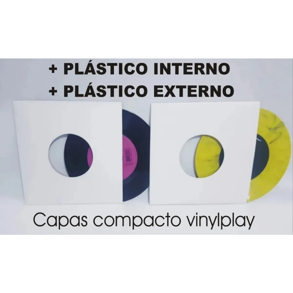 Gna Nostalgia /  25 Capas pequenas Para Compacto 7 polegadas + Plásticos Internos E Externos Grátis
