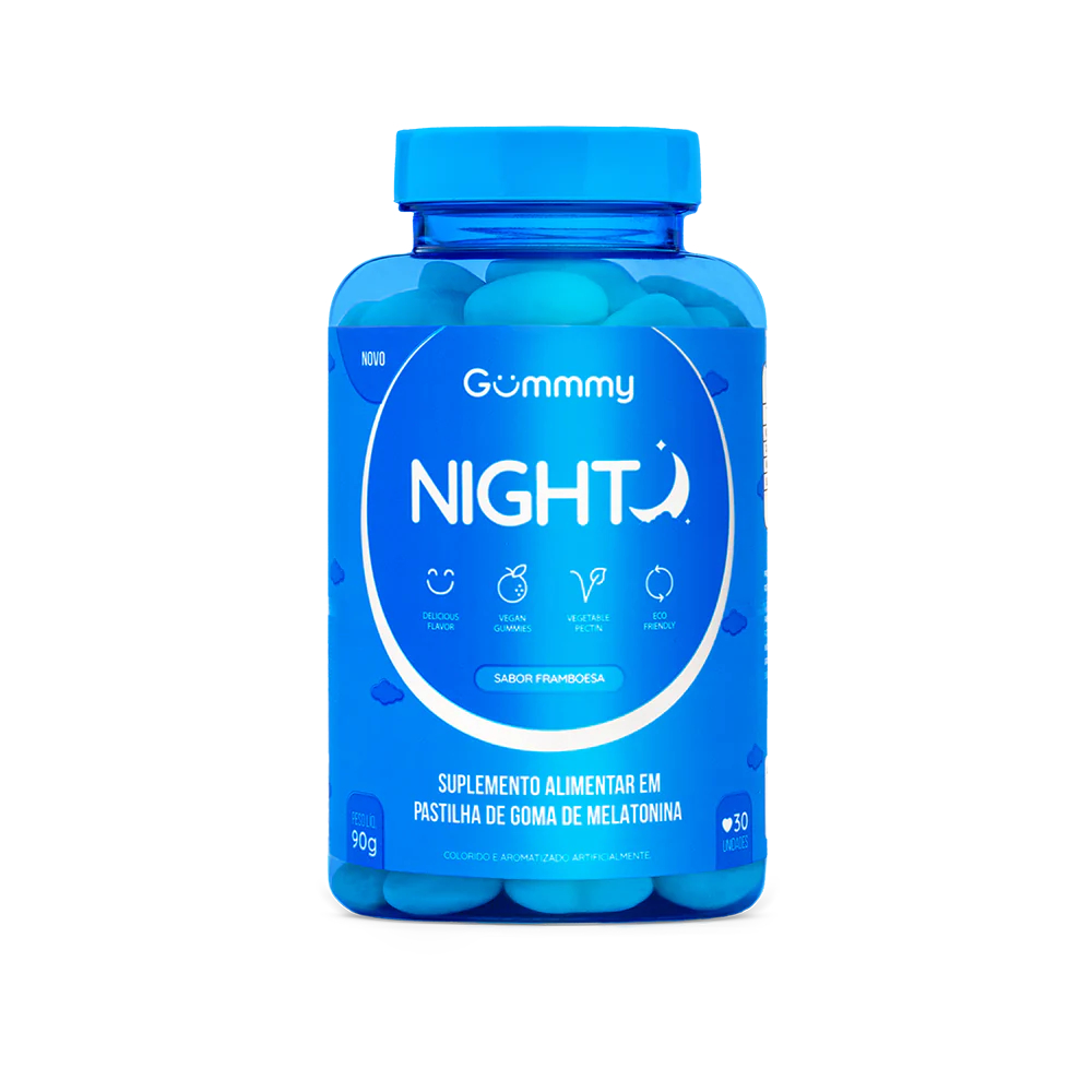 Gummy Night Suplemento para dormir em goma - Framboesa