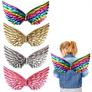 Fantasia Asa de Anjo Luxo Várias Cores Adulto e Infantil Acessório Festa e Carnaval