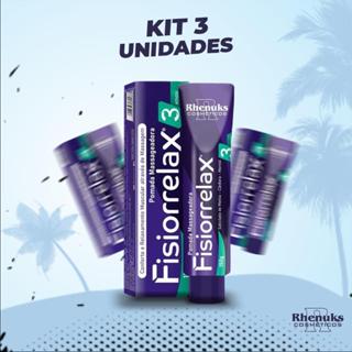 Pomada Massageadora Fisiorrelax - CAIXA COM 3 UNIDADES - RHENUKS
