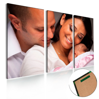 Quadro Mosaico Personalizado Envie Sua Foto - 3 Placas tendencia quarto sala hall em Oferta na Shopee