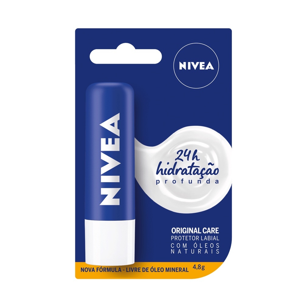 Protetor Labial hidratante Nivea 4,8g Diversas cores! — imagem 2 de 2