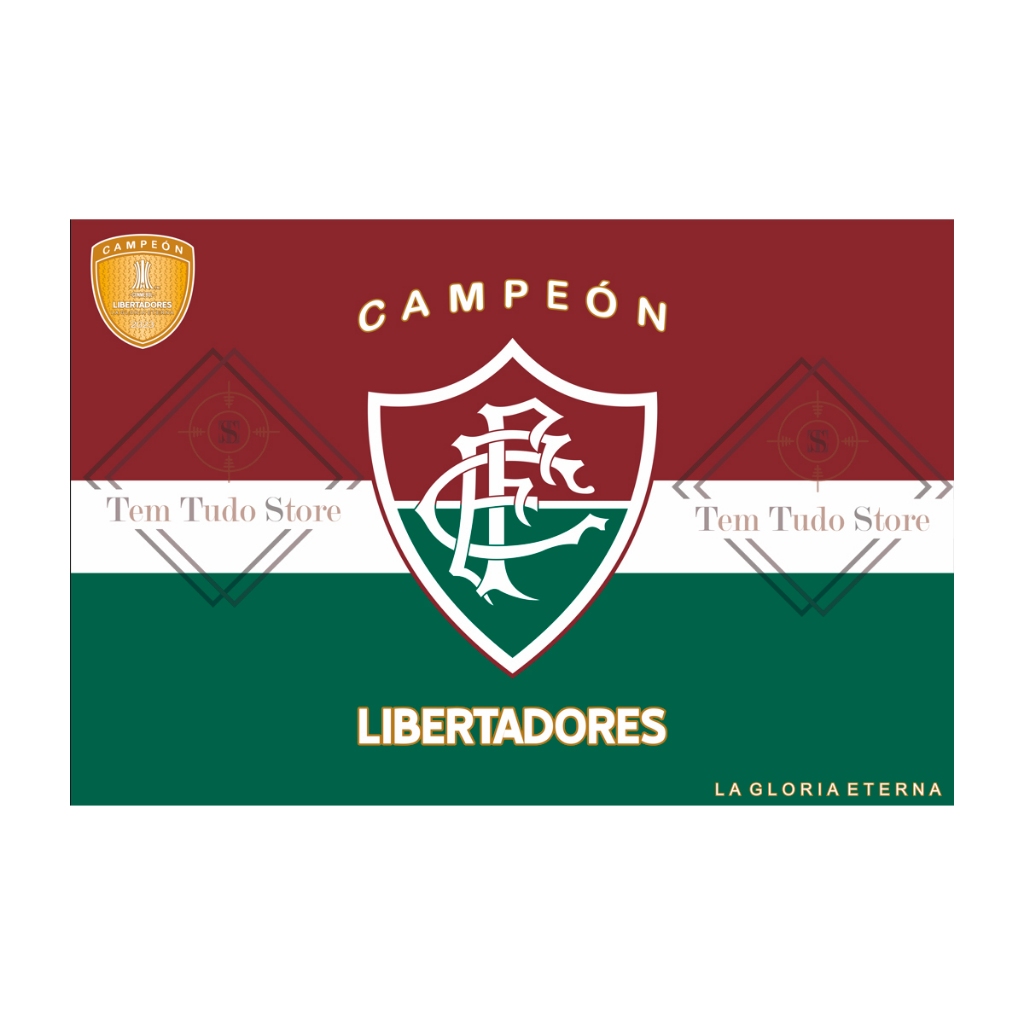 Bandeira Fluminense Grande Arte Conceitual Libertadores