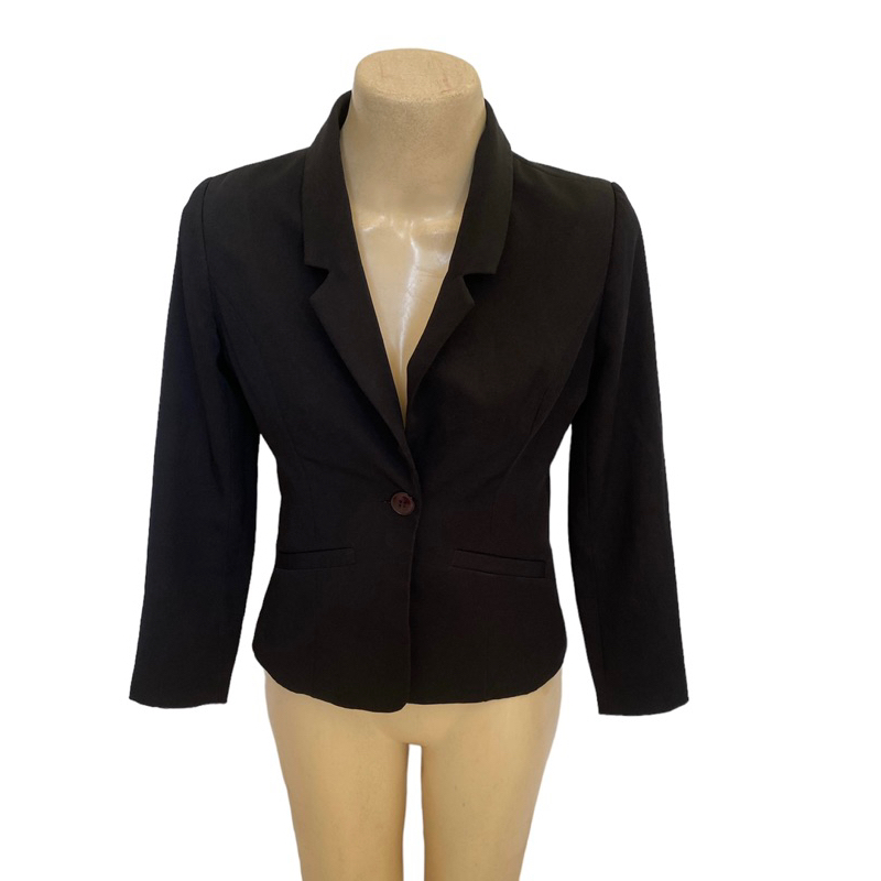 Blazer preto alfaiataria