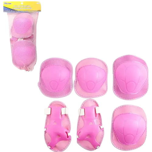 KIT JOELHEIRA E COTOVELEIRA ROSA JO-02 WESTERN em Oferta na Shopee