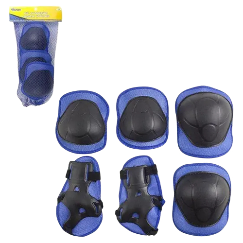 KIT JOELHEIRA E COTOVELEIRA AZUL JO-01 WESTERN em Oferta na Shopee