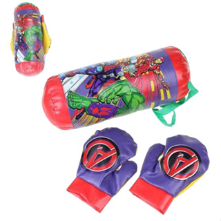 KIT SACO DE PANCADA E LUVAS AVENGERS YD-333 WESTERN