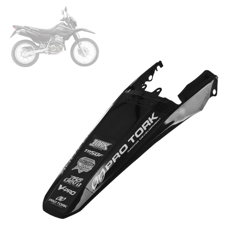 Paralama Traseiro Pro Tork XR 250 Tornado 2001 2002 2003 2004 2005 2006 2007  2008 Peças Para Moto em Oferta na Shopee