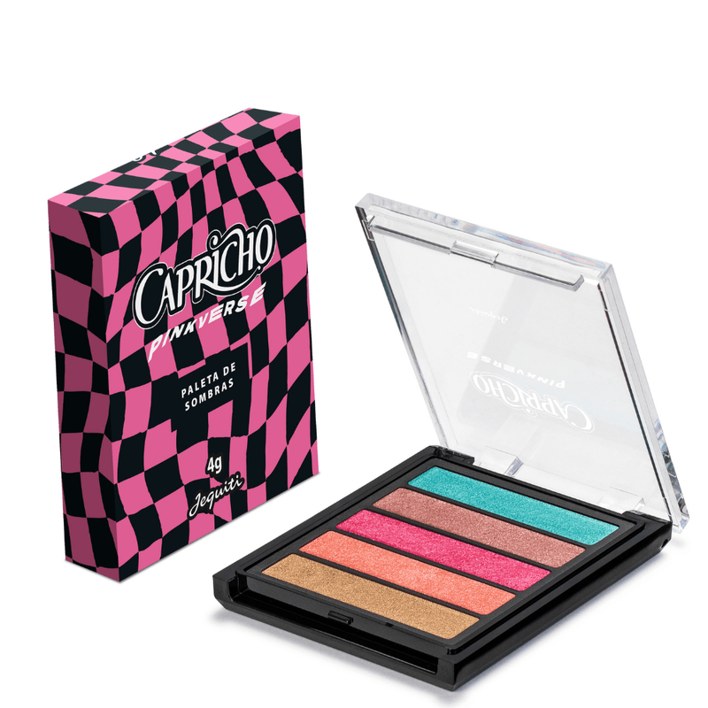 Paleta de sombras Jequiti Capricho Pinkverse