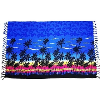 Saida De Praia Canga De Praia Poliéster Estampa Olho Grego em Oferta na Shopee