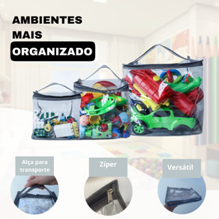 Saco organizador guarda roupa multiuso brinquedo embalagem
