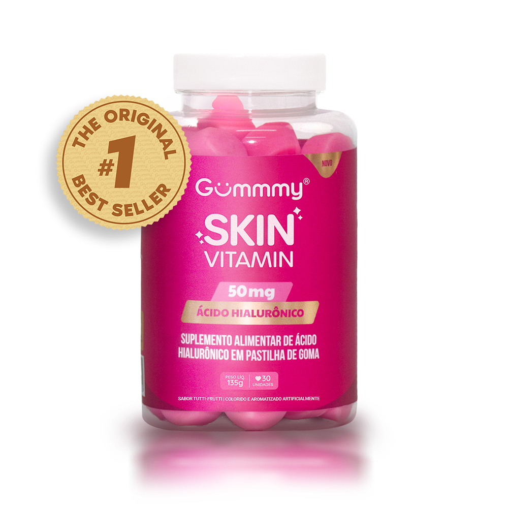 Gummy Skin Suplemento Alimentar em goma - Ácido Hialurônico