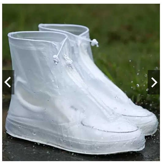 Par Capa Protetora Para Tênis Sapato Chuva Agua Impermeável
