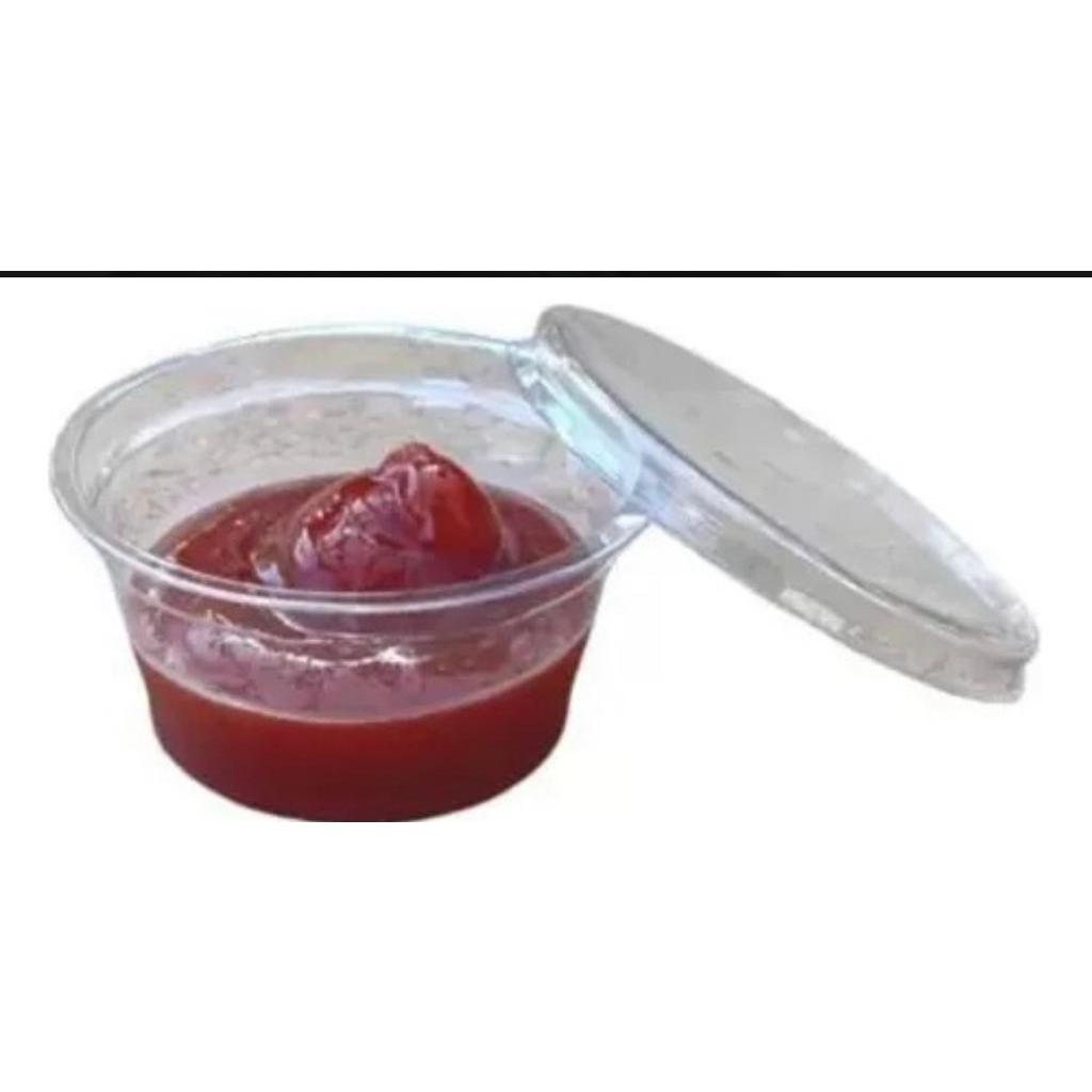 700un Potinho Molheira Descartável Molho C/ Tampa 30ml em Oferta na Shopee