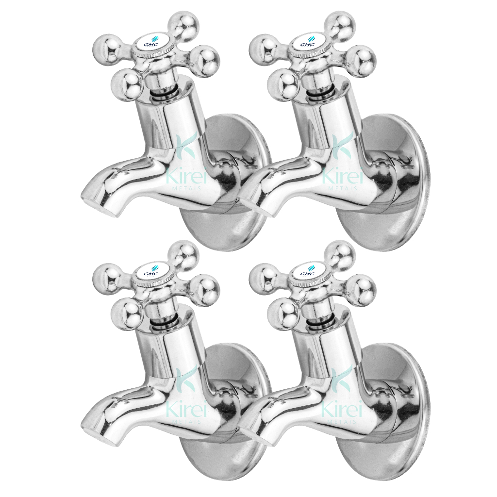 Kit 04 Torneiras Para Bebedouro Filtro Industrial Baby 1/2 - 3/4 C33 em Oferta na Shopee