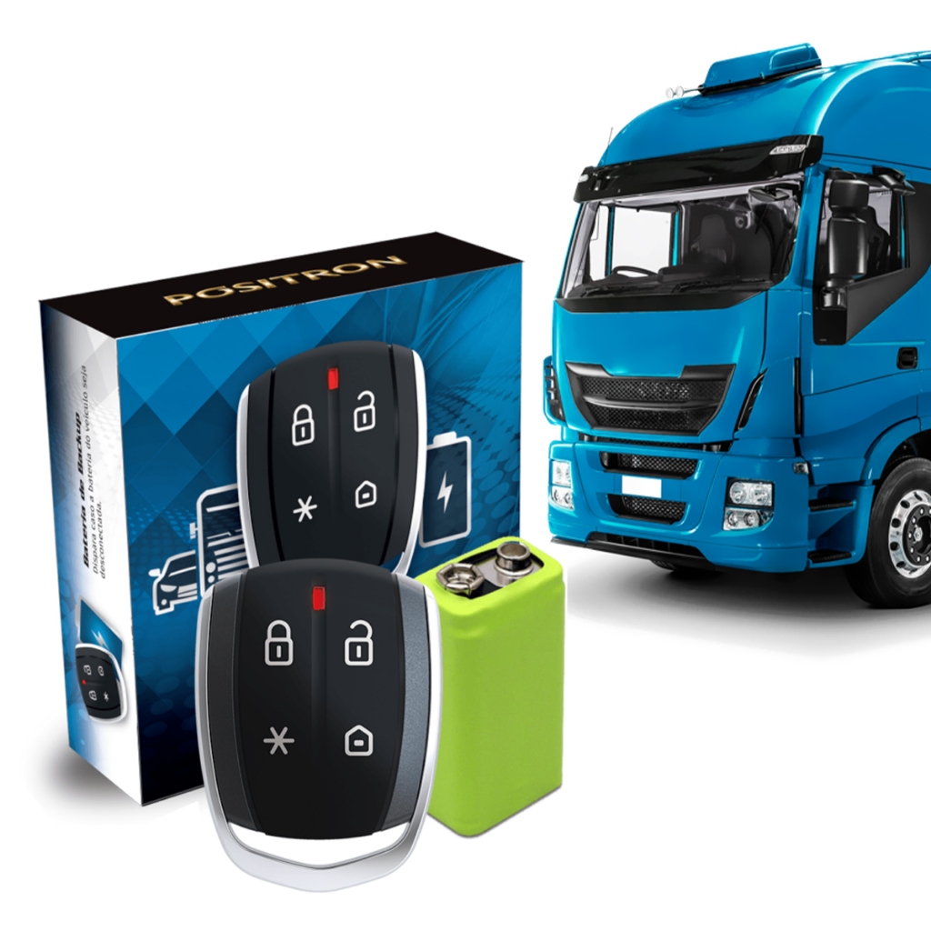 Alarme Para Caminhão Positron Cyber Tx360 2 Controles 12/24v em Oferta na Shopee