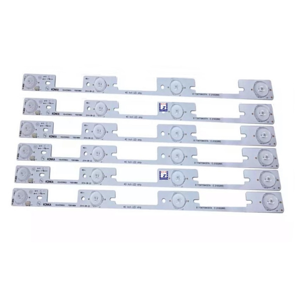 Kit Barras De Led Aluminio Tv 40l2400 40l5400 Dl3944 Dl4045 Novo Garantia Otima Qualidade