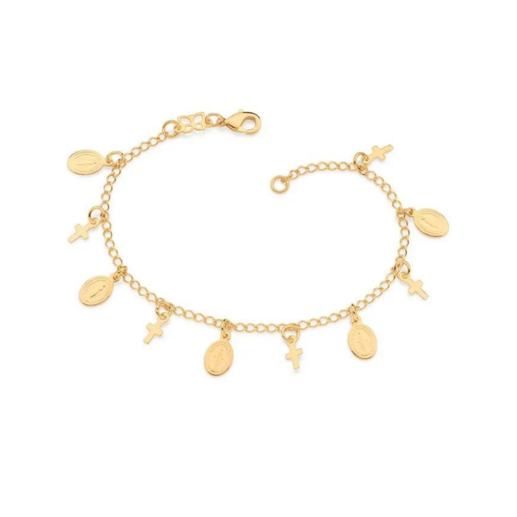 Pulseira com Cruz Rommanel: Onde Comprar | BuscaProdutos