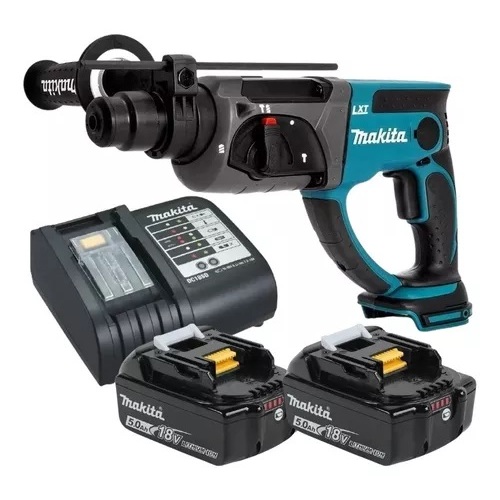 Martelete Makita Rotativo Rompedor 2 Bateria 18v 5ah Dhr202z em Oferta na Shopee
