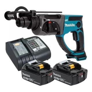 Martelete Makita Rotativo Rompedor 2 Bateria 18v 5ah Dhr202z em Oferta na Shopee