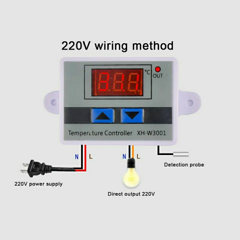 Controlador Temperatura Digital Termostato 110 / 220 Volts Para chocadeira caseira \ Geladeira Cervejeira / congeladores etc...