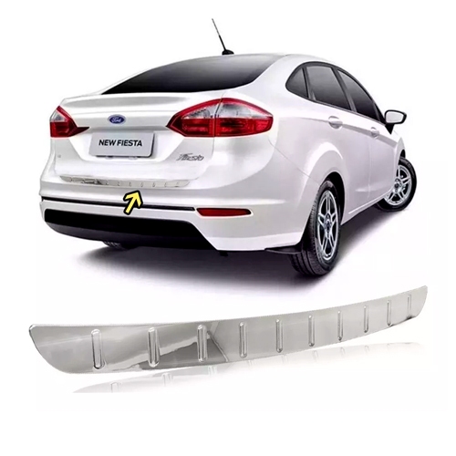 Friso Cromado Traseiro Porta Mala New Fiesta Sedan 11 Á 2017
