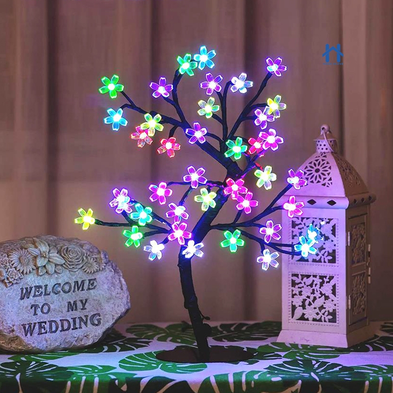 Árvore Cerejeira Pisca Pisca LED 8 Funções Com 48 Led Bivolt HH UTILIDADES em Oferta na Shopee