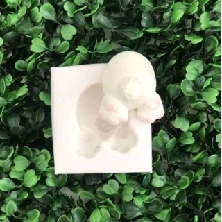 Molde de Silicone Bumbum Coelho Páscoa P e M