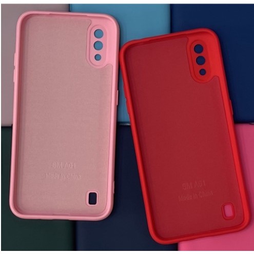 Capa Capinha Para A01 Samsung Silicone Aveludado Por Dentro em Oferta na Shopee