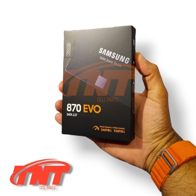 SSD Samsung 870 Evo 250GB 560MB-530MB/s Sata 2.5" SSD Notebook e Desktop