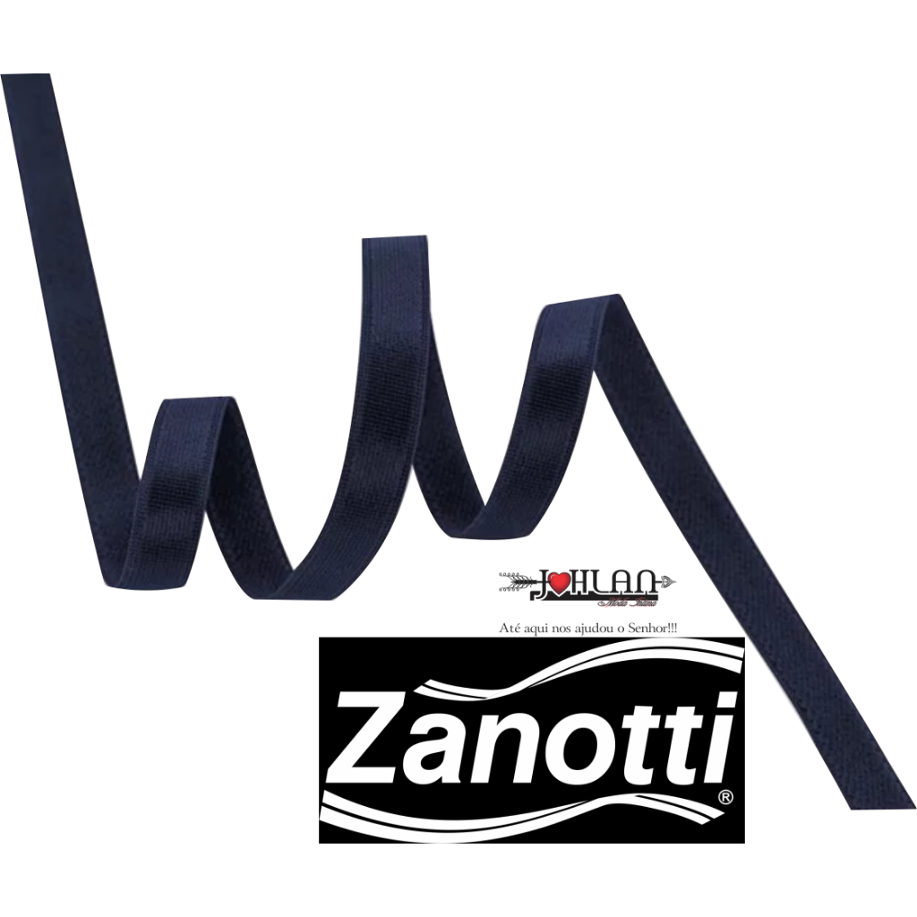 Alça De Sutiã Zanotti 10mm (kit com 10 metros) alça 10 alça papiro - elastico papiro - alça10