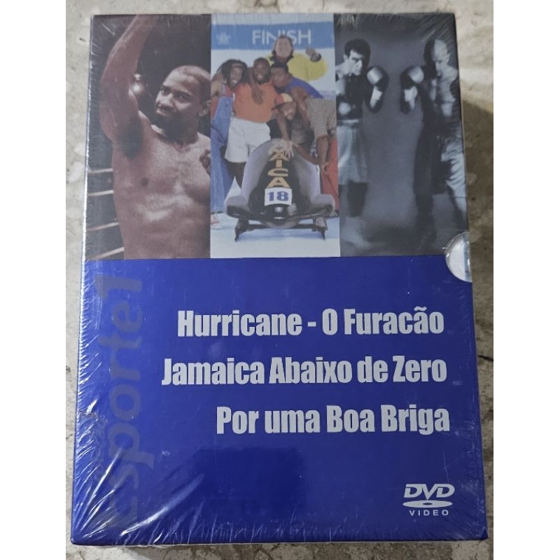 DVD - Coleção Esporte 1 (3 filmes) - Hurricane o furacão - Jamaica abaixo de zero
- Por uma boa briga