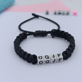 PULSEIRA COM PALAVRAS O QUE JESUS FARIA EM MACRAMÊ UNISSEX TAMANHO AJUSTÁVEL