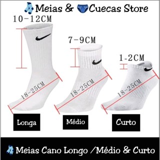 kit 4 Pares de Meia Unissex Meia Masculina Meia Feminina Meias Algodão Cano Alto E Cano Curto Meia  Soquetes