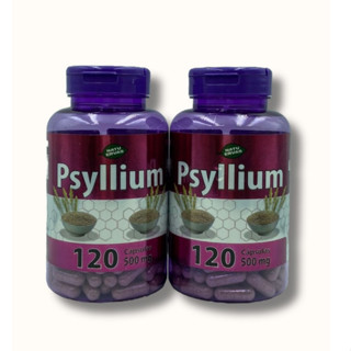 2 UN Psyllium 120 cápsulas 500mg em Oferta na Shopee